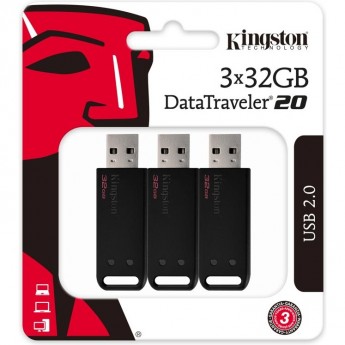 Флешка KINGSTON 32GB DT20-32GB-3P