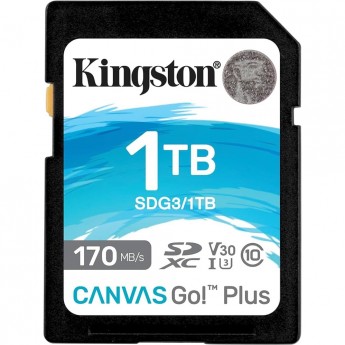 Карта памяти 1Tb SD KINGSTON CANVAS GO! PLUS (SDG3/1TB) Карта памяти 1Tb SD KINGSTON CANVAS GO! PLUS (SDG3/1TB)