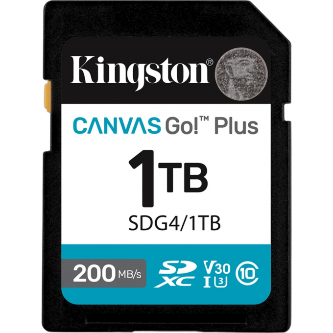 Карта памяти 1Tb SD KINGSTON CANVAS GO! PLUS () SDG4/1TB