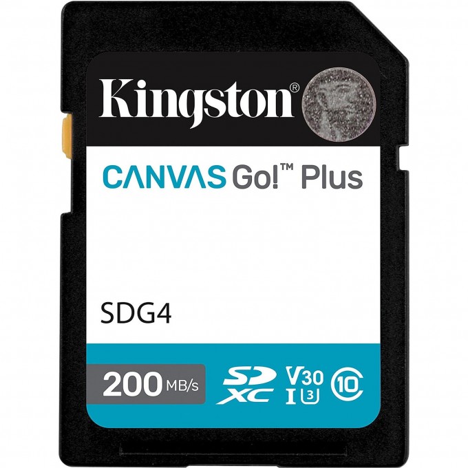 Карта памяти 256Gb MicroSD KINGSTON CANVAS GO! PLUS + SD адаптер () SDCG4/256GB