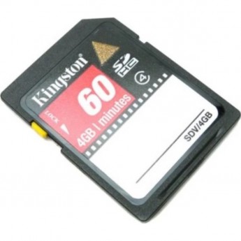 Карта памяти KINGSTON 4GB Class 4 SDHC SDV-4GB Карта памяти KINGSTON 4GB Class 4 SDHC SDV-4GB