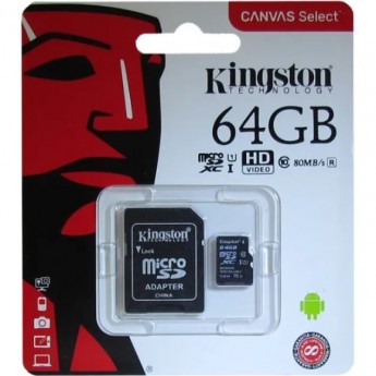 Карта памяти KINGSTON 64GB SDS-64GB Карта памяти KINGSTON 64GB SDS-64GB