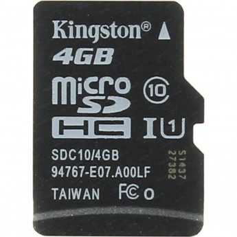 Карта памяти KINGTON 4GB SDC4-4GBSP Карта памяти KINGTON 4GB SDC4-4GBSP
