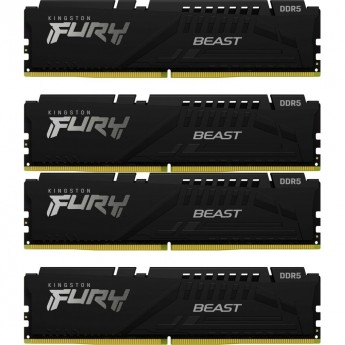 Оперативная память 128Gb DDR5 5600MHz KINGSTON FURY BEAST BLACK (KF556C40BBK4-128) (4x32Gb KIT) Оперативная память 128Gb DDR5 5600MHz KINGSTON FURY BEAST BLACK (KF556C40BBK4-128) (4x32Gb KIT)