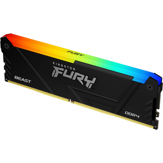 Оперативная память 16Gb DDR4 3200MHz KINGSTON FURY BEAST RGB () KF432C16BB12A/16WP
