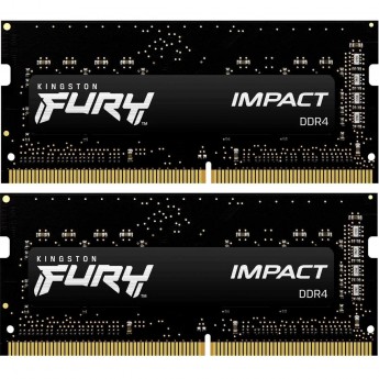 Оперативная память 32Gb DDR4 2666MHz KINGSTON FURY IMPACT SO-DIMM (KF426S16IBK2/32) (2x16Gb KIT) Оперативная память 32Gb DDR4 2666MHz KINGSTON FURY IMPACT SO-DIMM (KF426S16IBK2/32) (2x16Gb KIT)