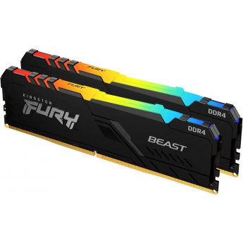 Оперативная память 32Gb DDR4 3200MHz KINGSTON FURY BEAST RGB (KF432C16BB2AK2/32) (2x16Gb KIT) Оперативная память 32Gb DDR4 3200MHz KINGSTON FURY BEAST RGB (KF432C16BB2AK2/32) (2x16Gb KIT)