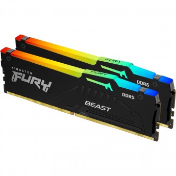 Оперативная память 32Gb DDR5 5200MHz KINGSTON FURY BEAST RGB (KF552C40BBAK2-32) (2x16Gb KIT) Оперативная память 32Gb DDR5 5200MHz KINGSTON FURY BEAST RGB (KF552C40BBAK2-32) (2x16Gb KIT)