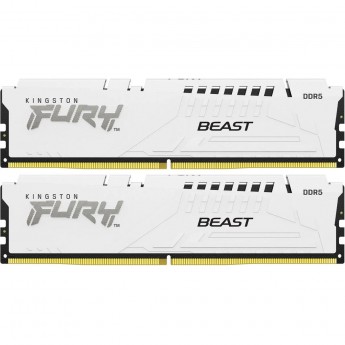 Оперативная память 64Gb DDR5 5200MHz KINGSTON FURY BEAST WHITE (KF552C40BWK2-64) (2x32Gb KIT) Оперативная память 64Gb DDR5 5200MHz KINGSTON FURY BEAST WHITE (KF552C40BWK2-64) (2x32Gb KIT)