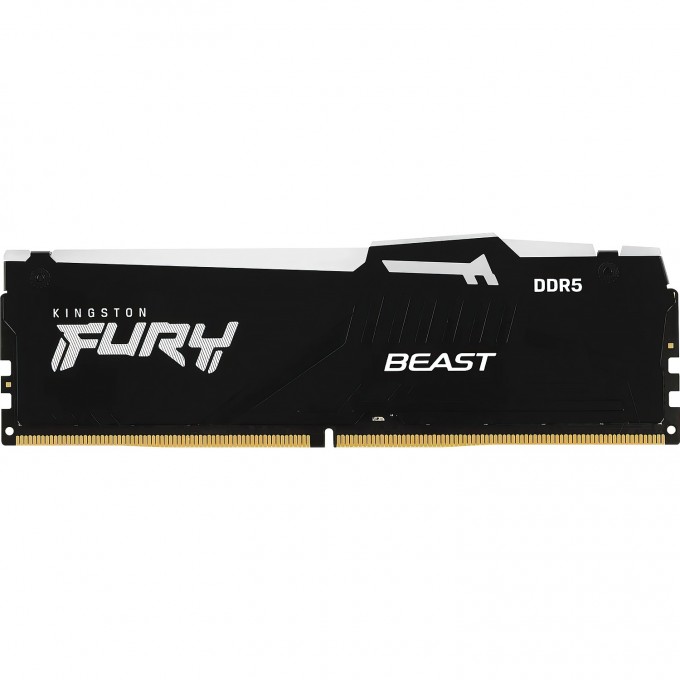 Оперативная память 64Gb DDR5 5600MHz KINGSTON FURY BEAST RGB () (4x16Gb KIT) KF556C40BBAK4-64