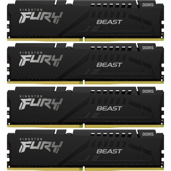 Оперативная память 64Gb DDR5 6000MHz KINGSTON FURY BEAST (KF560C40BBK4-64) (4x16Gb KIT) Оперативная память 64Gb DDR5 6000MHz KINGSTON FURY BEAST (KF560C40BBK4-64) (4x16Gb KIT)