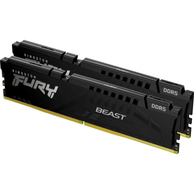 Память оперативная KINGSTON FURY BEAST BLACK 64GB 5600MT/s DDR5 CL36 DIMM (Kit of 2) KF556C36BBE2K2-64