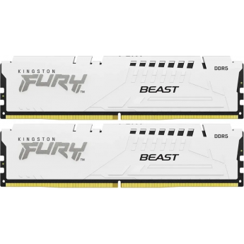 Память оперативная KINGSTON FURY BEAST WHITE EXP 32GB 5200MT/s DDR5 CL36 DIMM Память оперативная KINGSTON FURY BEAST WHITE EXP 32GB 5200MT/s DDR5 CL36 DIMM