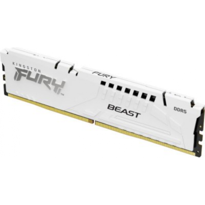 Память оперативная KINGSTON FURY BEAST WHITE EXPO 16GB 5200MT/s DDR5 CL36 DIMM KF552C36BWE-16