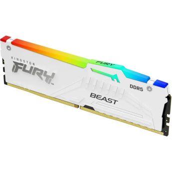Память оперативная KINGSTON FURY BEAST WHITE RGB EXPO 16GB 6800MT/s DDR5 CL34 DIMM Память оперативная KINGSTON FURY BEAST WHITE RGB EXPO 16GB 6800MT/s DDR5 CL34 DIMM