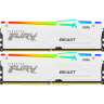 Память оперативная KINGSTON FURY BEAST WHITE RGB EXPO 32GB 6000MT/s DDR5 CL36 DIMM (Kit of 2) KF560C36BWE2AK2-32