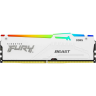 Память оперативная KINGSTON FURY BEAST WHITE RGB XMP 16GB 6800MT/s DDR5 CL34 DIMM KF568C34BWA-16