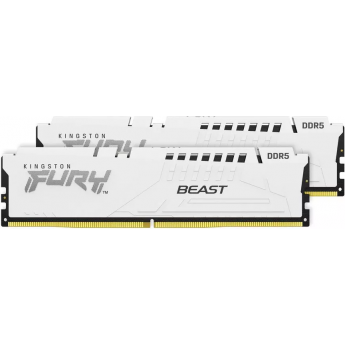 Память оперативная KINGSTON FURY BEAST WHITE XMP 16GB 5200MT/s DDR5 CL40 DIMM Память оперативная KINGSTON FURY BEAST WHITE XMP 16GB 5200MT/s DDR5 CL40 DIMM
