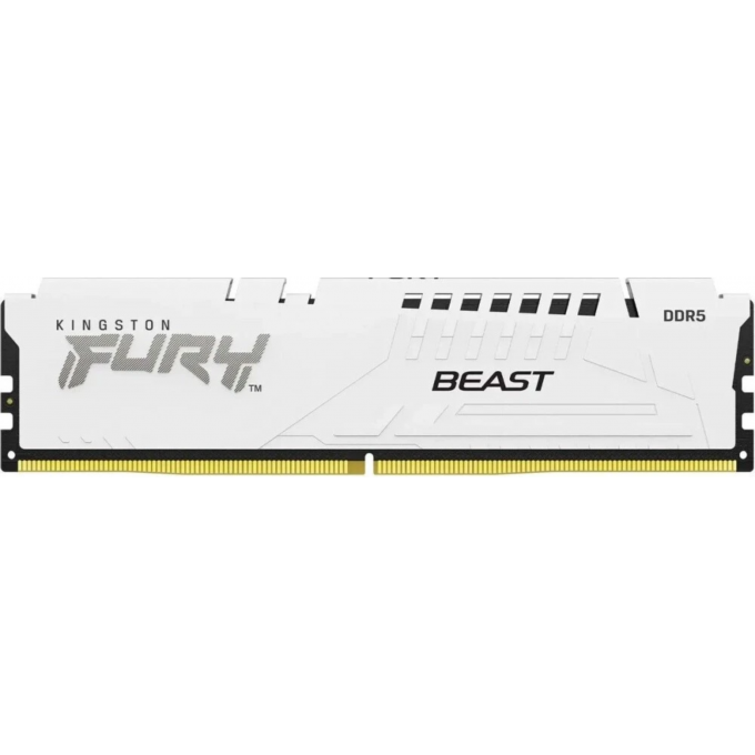 Память оперативная KINGSTON FURY BEAST WHITE XMP 16GB 6000MT/s DDR5 CL30 DIMM KF560C30BW-16