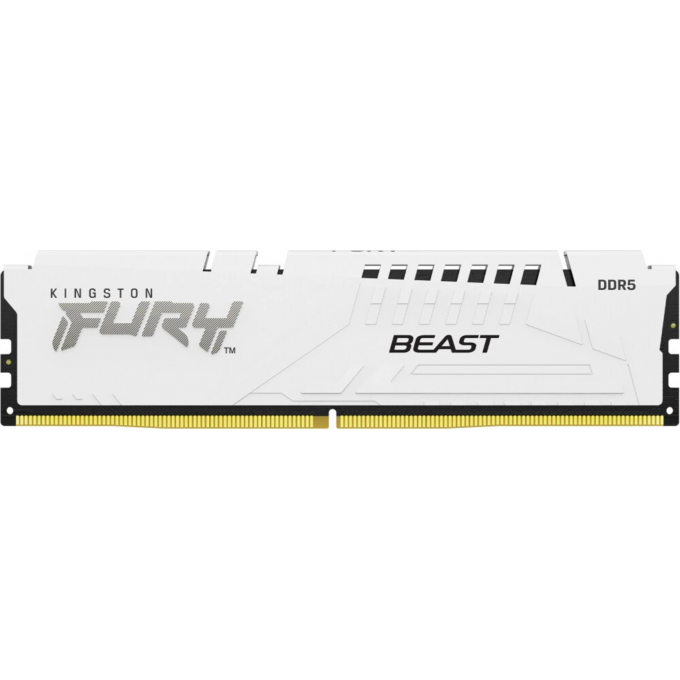 Память оперативная KINGSTON FURY BEAST WHITE XMP 32GB 6000MT/s DDR5 CL30 DIMM KF560C30BW-32