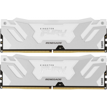 Память оперативная KINGSTON FURY RENEGADE RGB WHITE XMP 32GB 7600MT/s DDR5 CL38 DIMM Память оперативная KINGSTON FURY RENEGADE RGB WHITE XMP 32GB 7600MT/s DDR5 CL38 DIMM