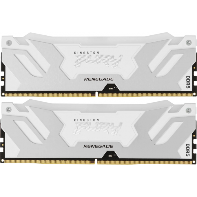 Память оперативная KINGSTON FURY RENEGADE RGB WHITE XMP 32GB 8000MT/s DDR5 CL38 DIMM KF580C38RWAK2-32