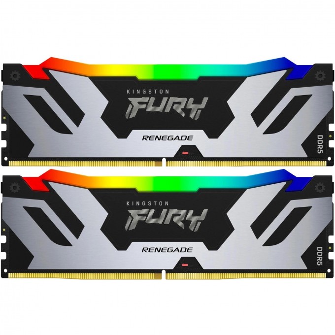 Память оперативная KINGSTON FURY RENEGADE RGB XMP 32GB 7600MT/s DDR5 CL38 DIMM (Kit of 2) KF576C38RSAK2-32