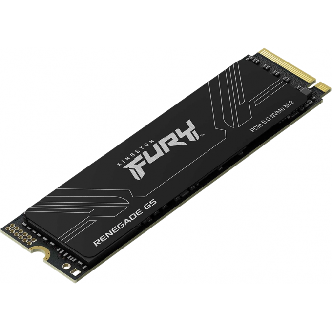 Твердотельный накопитель KINGSTON SSD FURY RENEGADE, 1024GB, M.2(22x80mm), NVMe, PCIe 5.0 x4, 3D TLC, R/W 14200/11000MB/s, IOPs 2 200 000/2 150 000, TBW 1000, DWPD 0.5 (12 мес) SFYR2S/1T0